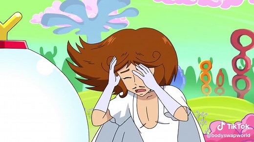 Girl and cat body swap #bodyswap #animebodyswap