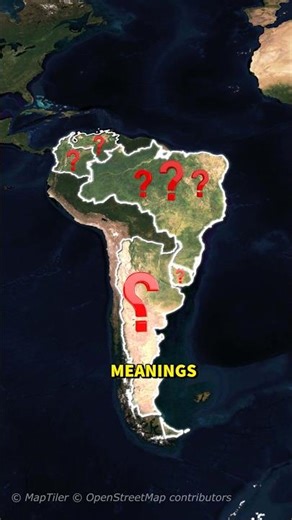 South American Countries Named After What?? #history #facts