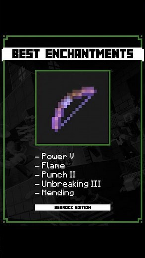 best enchantments for the bow in Minecraft!
