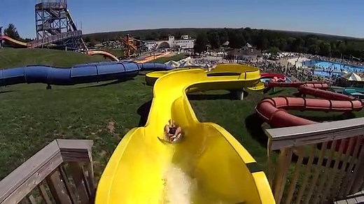 Loop de Loop Water Slide at Magic Mountain