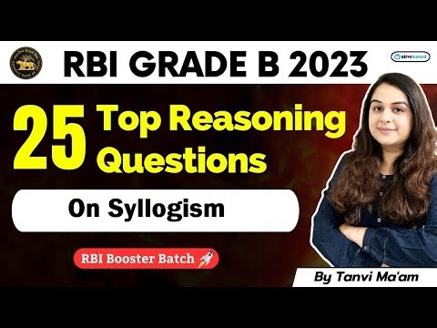 RBI Grade B 2023 Reasoning Class I Most Important RBI Grade B Reasoning Questions on Syllogism