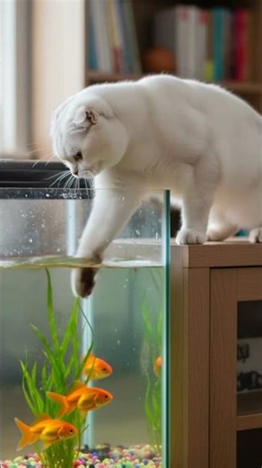 🐾 “Cat Thinks He’s Inside Fish Tank !” 🐟 | You Won’t Believe What Happens Next!