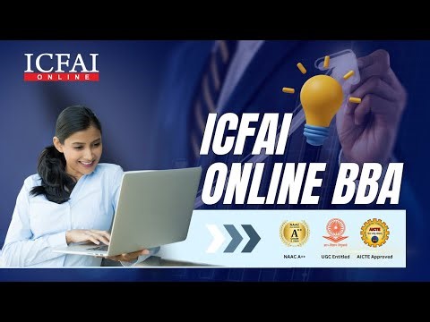 Lead The Way With UGC Entitled Online BBA Program | ICFAI Online | IFHE