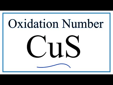 How to find the Oxidation Number for Cu in the CuS ion.