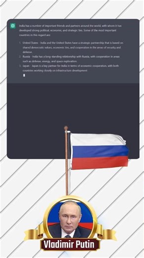 This is what ChatGPT said about India's Most Friendliest Countries #shorts