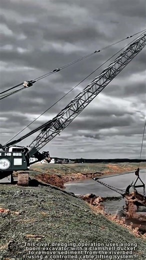 River Dredging Excavator Work Tool for Sediment Lifting System #worktool