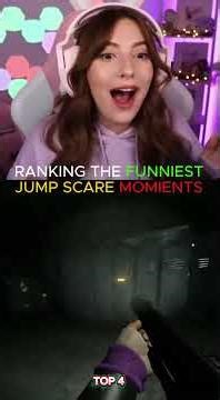 Ranking the Funniest Jump Scare Reactions in Horror Games. PART 6! (Best of the Best) #shorts