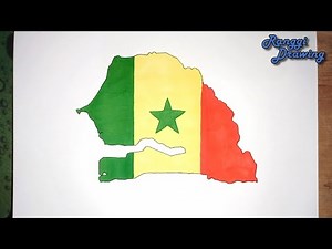 How to Draw Map of Senegal