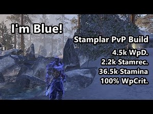 'I'm Blue' | Stamplar PvP Build [ENGLISH] | ESO Dragon Bones