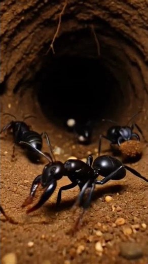 Robot Ant in a Colony of Ants#animals #wildlife #nature #shorts#spycam#viral#animalvideos#spyworld