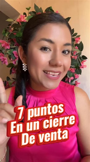🤑Aprende a cerrar ventas como un experto! En este video, te compartiré los 7 puntos clave para lograr un cierre de venta exitoso. Desde la preparación hasta el seguimiento, descubre cómo puedes aumentar tus posibilidades de éxito y alcanzar tus objetivos. ¡No te pierdas este video ✍️ #CierreDeVenta #VentasExitosas #Marketing #Negocios #Éxito 😍Quieres aprender más sobre cómo cerrar ventas de manera efectiva? ¡Comenta abajo y comparte tus preguntas!” | Perlita castillo mk - Directora mary kay