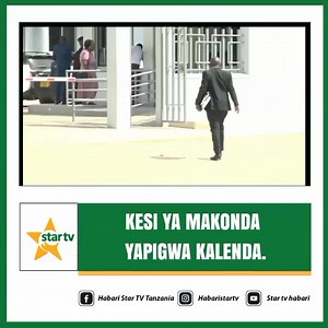 Mahakama ya Hakimu Mkazi Kinondoni, imeahirisha kesi ya jinai namba 1/2022, dhidi ya aliyekuwa Mkuu wa Mkoa wa Dar es Salaam, Paul Makonda, hadi Februari nane mwaka huu kutokana na mahakimu kuwa na majukumu mengine ya Kimahakama eneo la Segerea. #StarTvupdates | Habari Star TV Tanzania