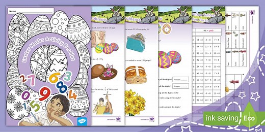 KS2 Easter-Themed Maths Activity Booklet (Ages 7 - 9)
