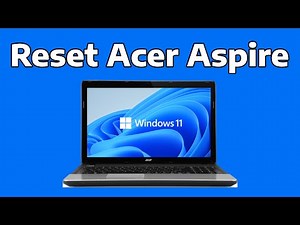 How To Factory Reset Acer Aspire Laptop in Windows