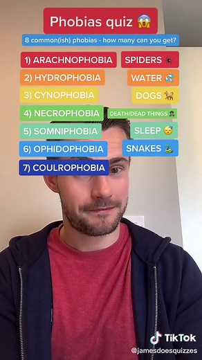 PHOBIAS QUIZ 😱. What are you scared of (and what did you score?) #fy #fyp #foryou #quiz #quizzes #quiztok #phobia #phobias