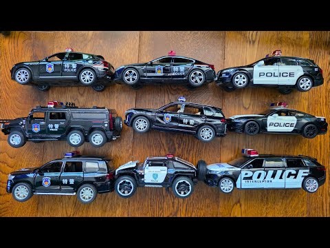 Tiny Cop Cars, BIG Attitude! 🚨😂 Diecast Police Car Showcase!