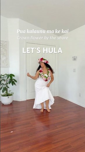 Hula 'Auana Wahine 'Ilikea (fair skinned woman, in reference to the clouds of Moloka'i) by Myriam