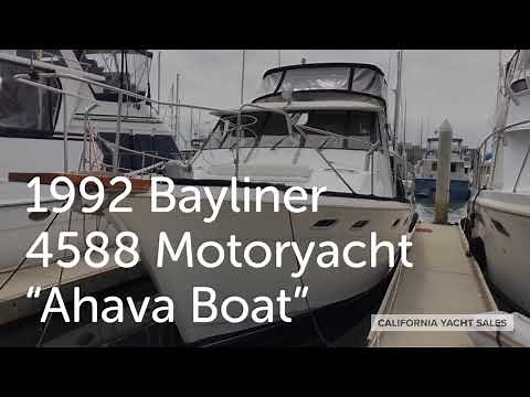 1992 Bayliner 4588 Motoryacht | California Yacht Sales
