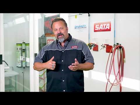 SATA clean® RCS® Offers Optimum Spray Gun Cleaning