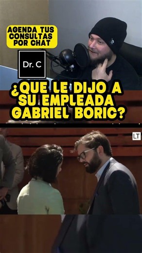 ¡VERGÜENZA NACIONAL BORIC PIERDE EL CONTROL, ¿AGREDE VERBALMENTE A SU TRABAJADORA?