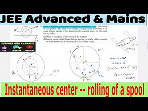 7) PATHFINDER PHYSICS | ROTATIONAL DYNAMICS | Spool of a bobbin rolls without slipping on a