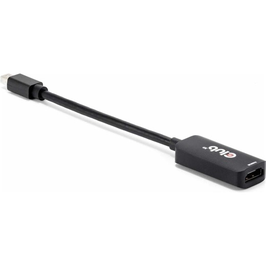 Club 3D Mini DisplayPort™ 1.4 to HDMI™ 8K60Hz M/F Adapter (HDMI, 4.80 cm)