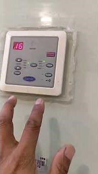 Carrier thermostat lock and unloked how to do