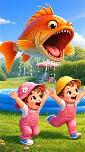Cute Babies Fishing Fun 🐟 | Funny Kids Cartoon Story #kidscartoon