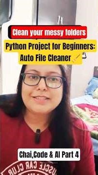 Python Project to Organize Files Automatically 💻 | OS + Shutil #pythonforbeginners #viral #shorts