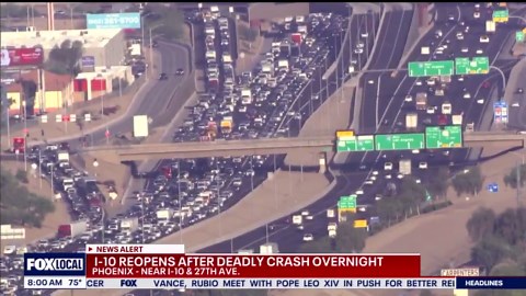 I-10 reopens after deadly crash