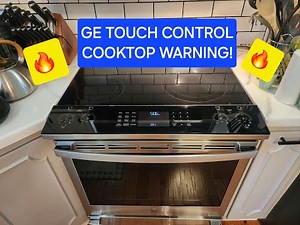 GE Touch Control Stove- How to Properly Use So it Doesn't Turn on by Accident!