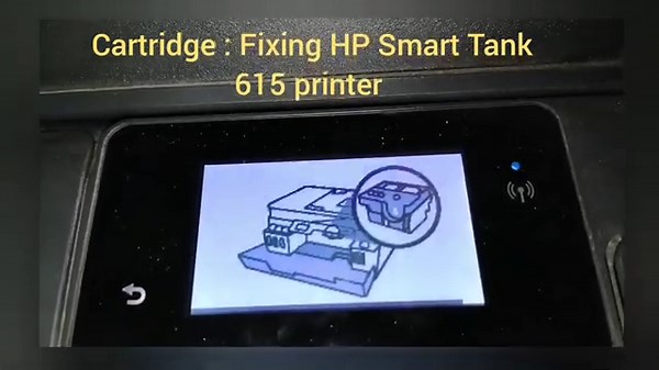 How I fix my HP Smart Tank 615 printer cartridge damage? - DIY