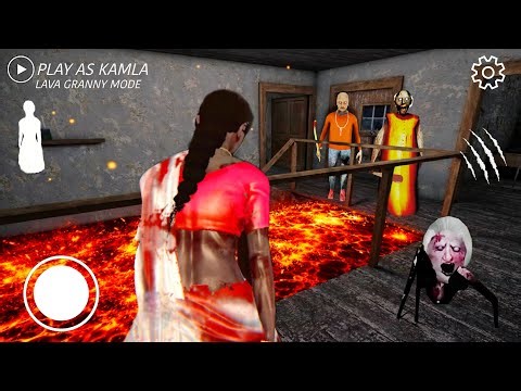 PLAYING AS KAMLA IN LAVA GRANNY || KAMLA VS LAVA FULL VIDEO