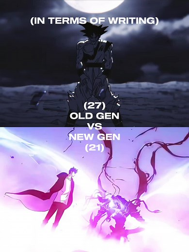 Old Generation vs New Generation in Anime