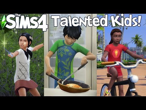 The Sims 4: KIDS CAN COOK, DO MAGIC, RIDE BIKES, AND MORE! (Mod Showcase)