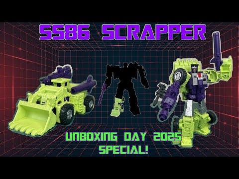 An Excellent Upgrade! Unboxing Day 2025: SS86 Constructicon Scrapper