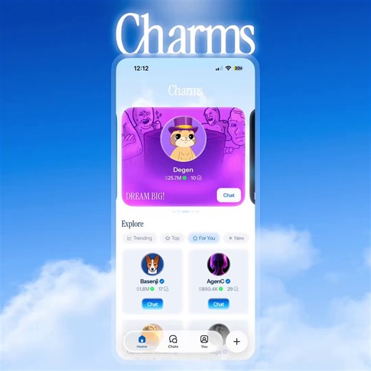 been looking into AI character coins on @charmsai and the idea is actually sickpersonalities are becoming assetsattention is becoming liquidityand the market is starting to price internet-native charactersthe app is still fresh, but the idea already feels bigger than just another AI productearly narrative, clean execution 👀