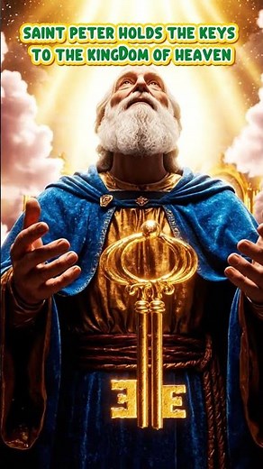 Saint Peter Holds the Keys to the Kingdom of Heaven ✨ Authority, Faith & Divine Leadership 🙏