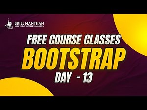 Free Bootstrap 5 Course - Day 13 (Portfolio Website) by Skill Manthan