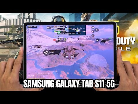SAMSUNG TAB S11 5G TEST GAME Call of Duty Mobile (CODM) | Dimensity 9400