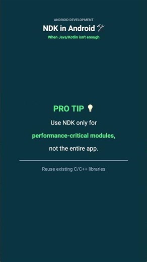 Why top 1% Android Devs use C++ 🤫 #Android #shorts