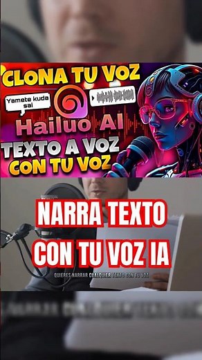 Convierte Texto a Audio Con tu VOZ IA #hailuoai #textoavoz
