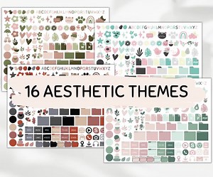 2900  MEGA BUNDLE Desktop Icons in 16 Themes With 45 Free Wallpapers Organizers for Mac & WINDOWS | Desktop Icons Pack, Digital Downloads - Etsy