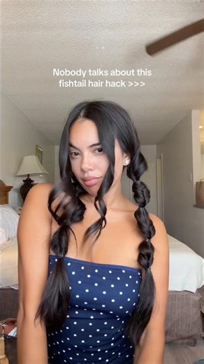 Nobody talks about this FISHTAIL HAIR HACK?! #coachella #festival #hair