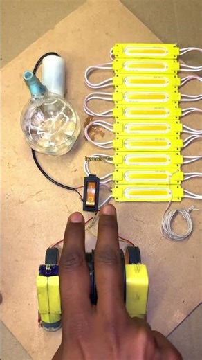 How to Power 10 LEDs and Mini Water Pump Using 2 Gear Motors #dcmotor