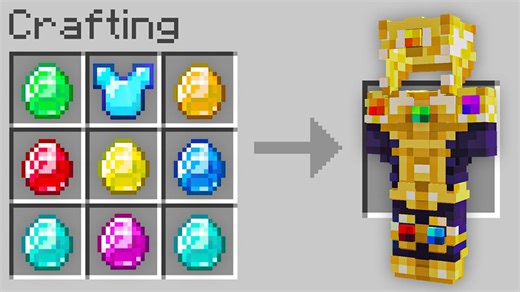 Minecraft, but you can craft infinity armor