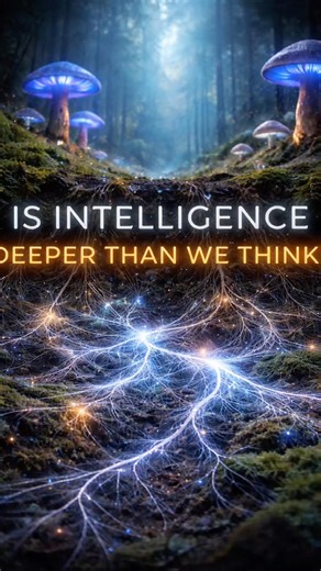 Fungi might be solving problems without a brain.Intelligence may not be what we think #microlearning