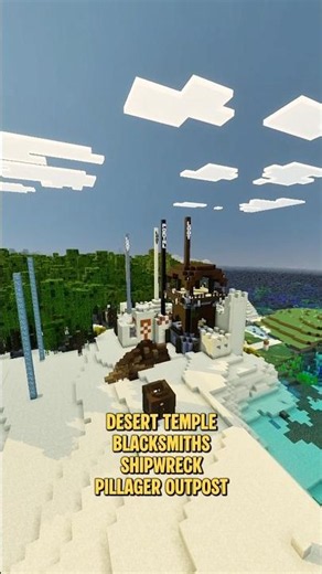 🔥 Ultimate Village Seed for Minecraft Bedrock 26 | #minecraft