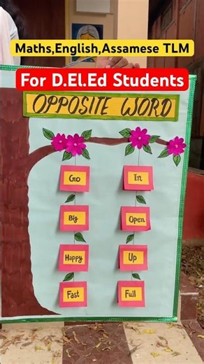Creative TLM ideas for D.El.Ed Students 🎨 | Assamese, English & Maths TLM