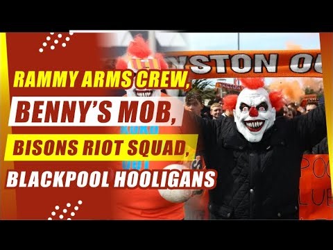 Rammy Arms Crew, Bennys Mob, Riot Squad Bisons. Blackpool Hooligans, Fierce and Fear of #hooligans